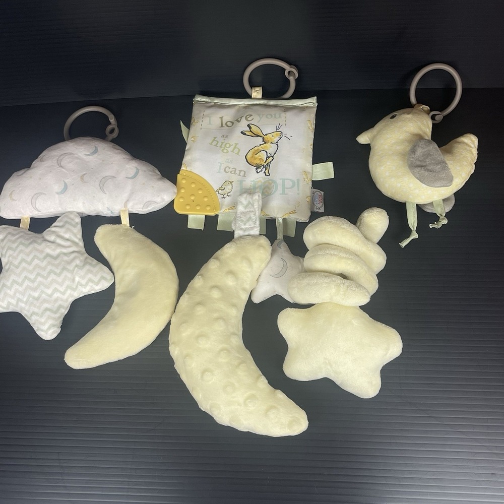 Guess HOW MUCH I Love YOU Plush Book Activity Rattle Teether Musical Lot 5